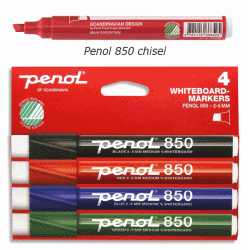 PENOL 850 WHITEBOARD MEDIUM 4-PACK